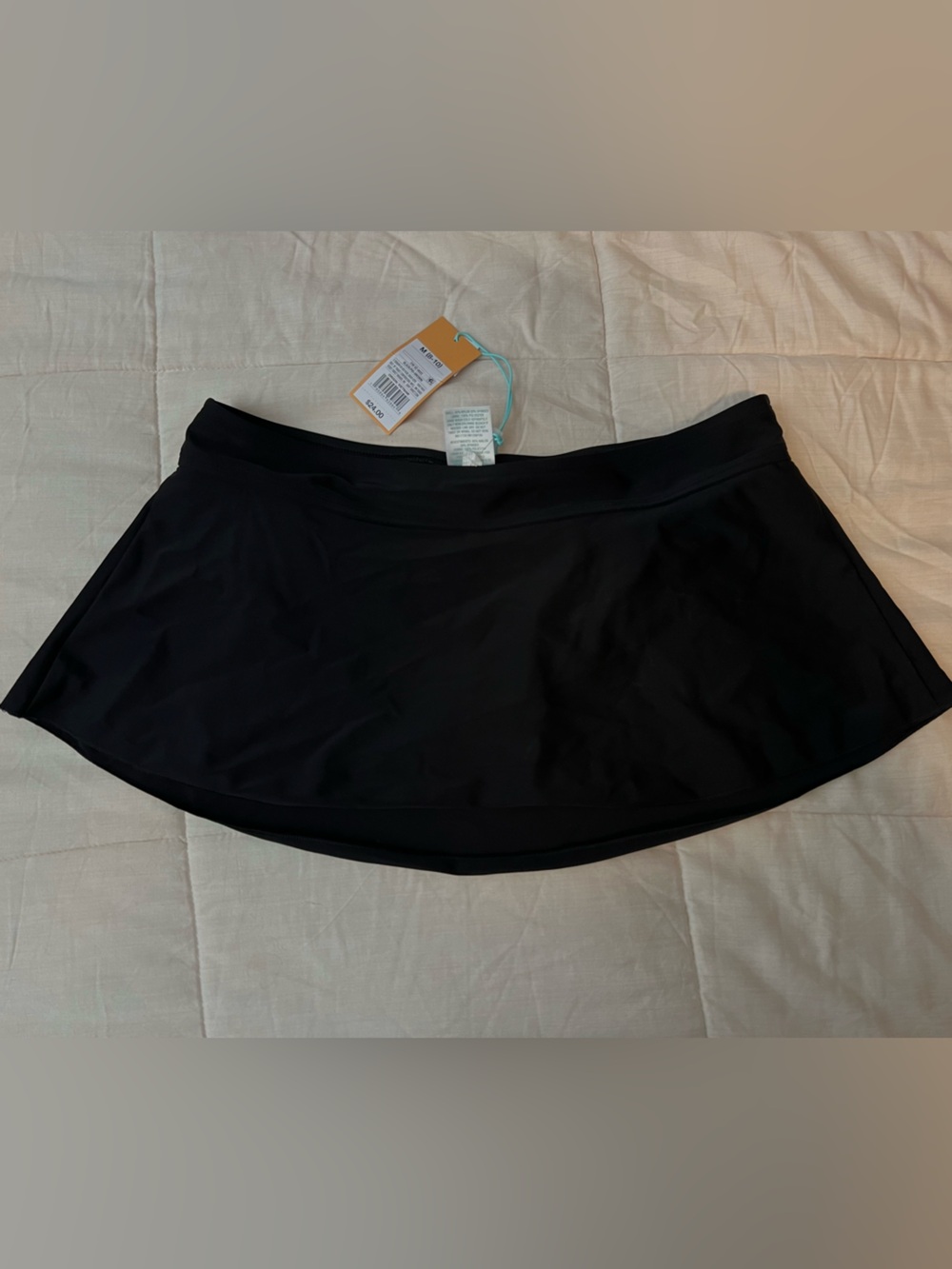 Black Women's Skirted Swim Bottom